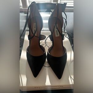 Steve Madden Black Strappy Heels